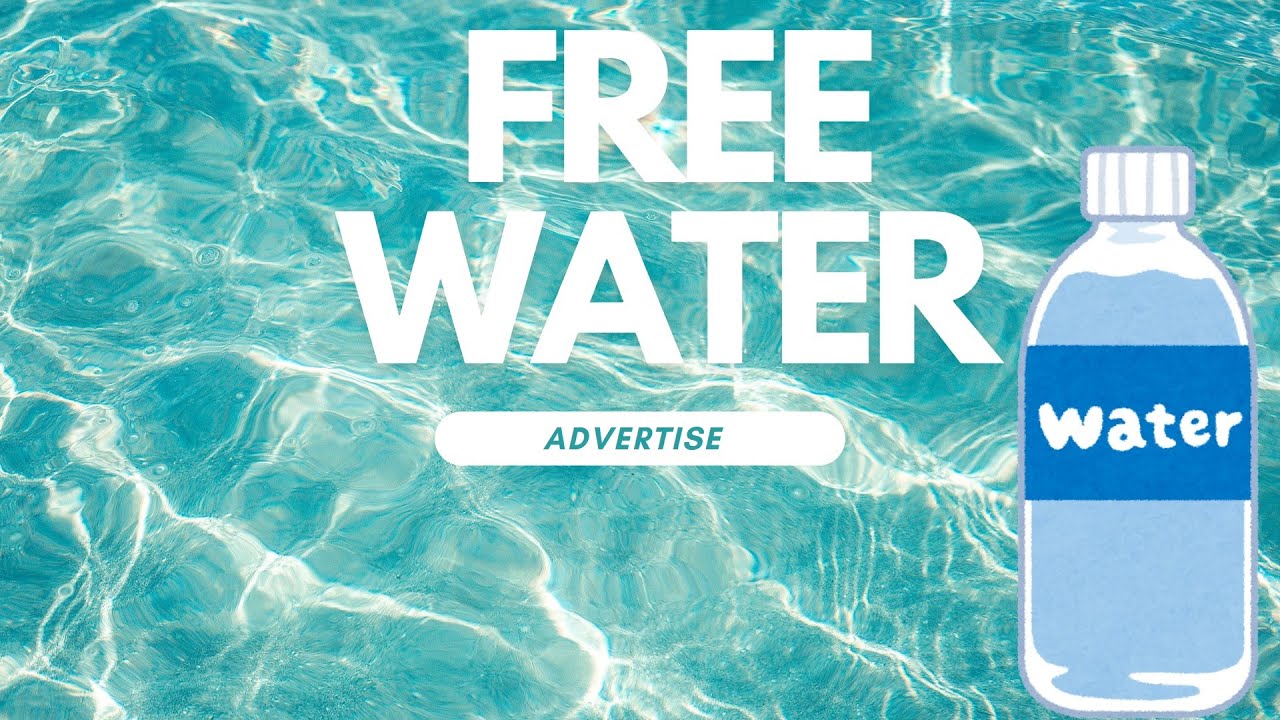 How to Use FREE Water to Advertise Your Brand: Creative Marketing Hack!