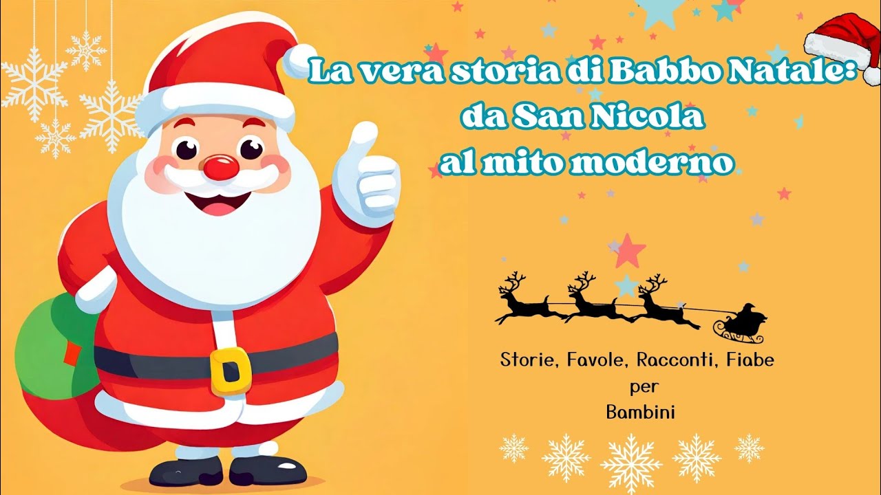 🎅𝐋𝐀 𝐕𝐄𝐑𝐀 𝐒𝐓𝐎𝐑𝐈𝐀 𝐃𝐈 𝐁𝐀𝐁𝐁𝐎 𝐍𝐀𝐓𝐀𝐋𝐄🔔Storia di Natale per bambini🎄Racconto di Natale per bambini