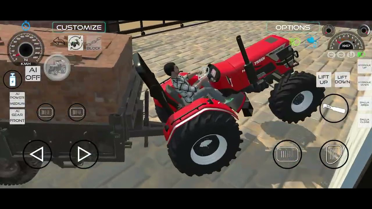 #modify tractor game India tractors(gadi wale game)-tractor game audio game play 2026#