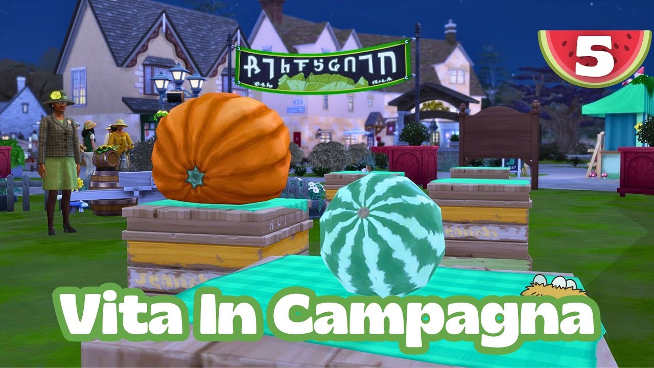 Anguria minuscola alla fiera dei prodotti abnormi 🍉 The Sims 4 ITA: Vita In Campagna Ep 5