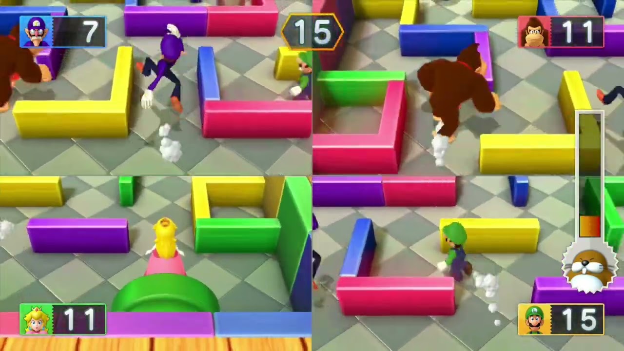 Mario Party 10 Chaos Castle 4 Players