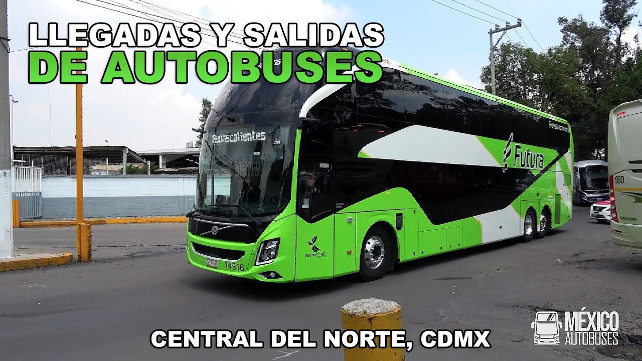Llegadas y Salidas de Autobuses en la Central del Norte, CDMX