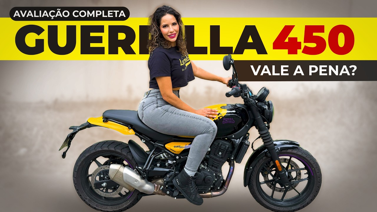 TESTE ROYAL ENFIELD GUERRILLA 450: MELHOR QUE A TRIUMPH 400? (Preço e Top Speed) | REVIEW