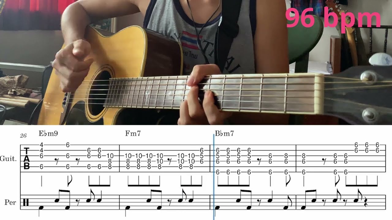 Shiki no Uta guitar tutorial with TABS
