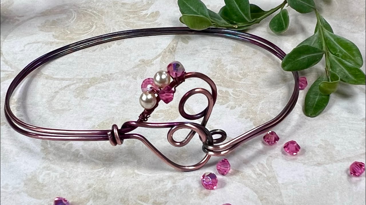 Sweet Heart Bracelet Video Tutorial from ​⁠Teresa Kodatt at Pumpkin Glass