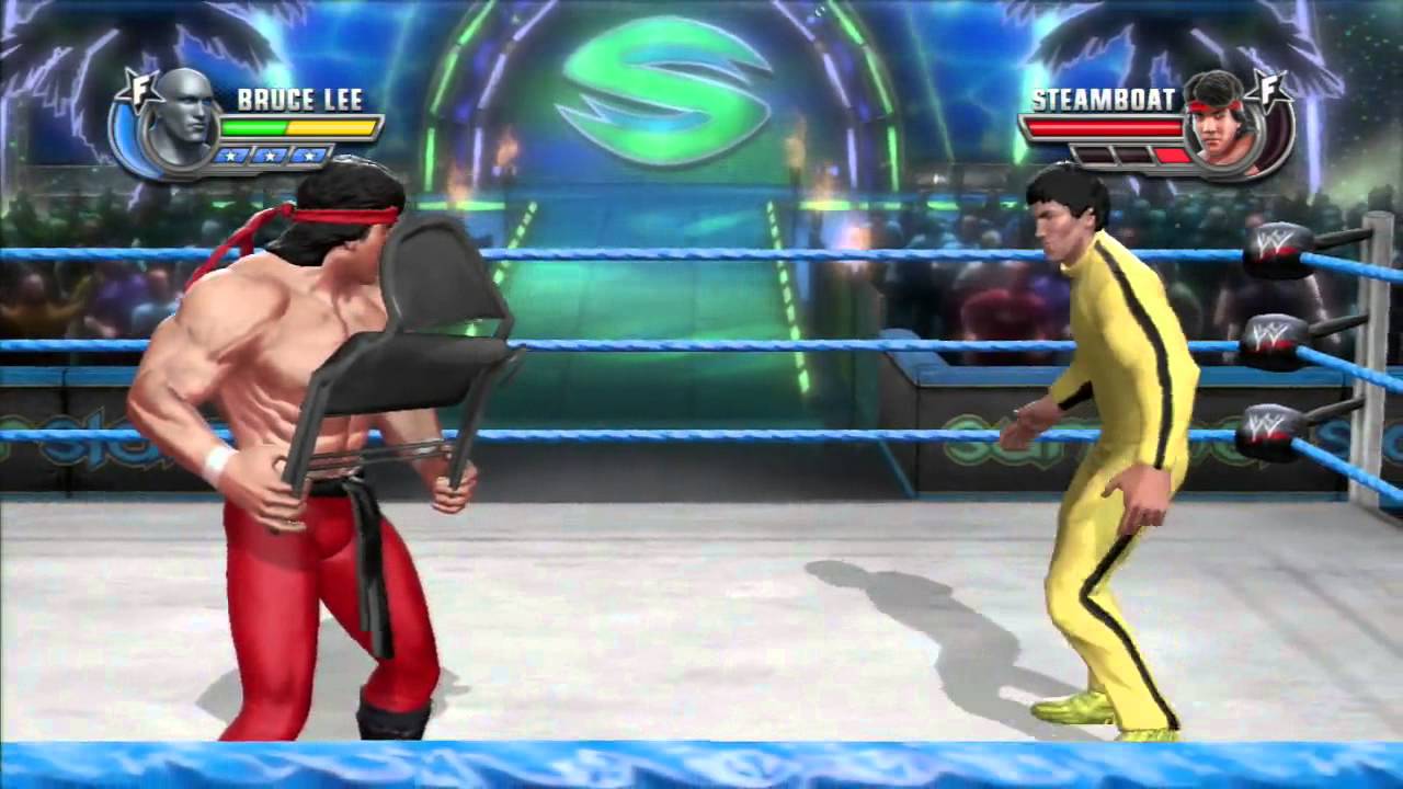 WWE All Stars (Bruce Lee Vs Ricki Steamboat) HD