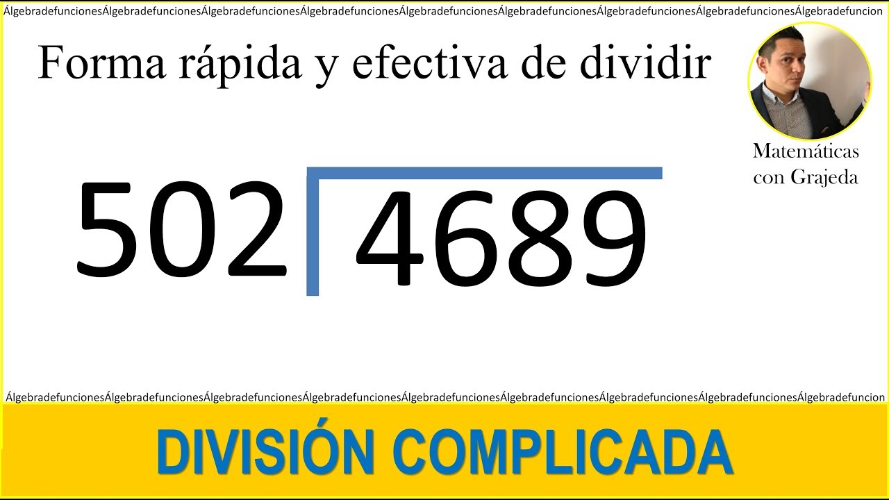 Dividir números de 4 dígitos. Método fácil