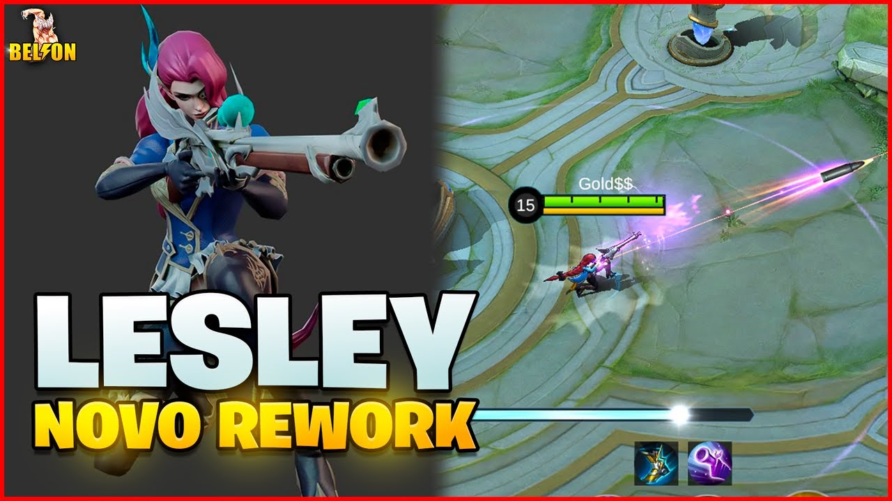 NOVO REWORK DA LESLEY | VISUAL E HABILIDADES | MOBILE LEGENDS