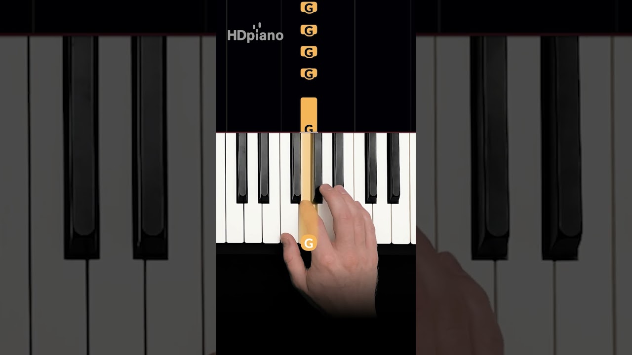 Only 3 NOTES for EASY Halloween piano 🎃 #pianotutorial #shorts