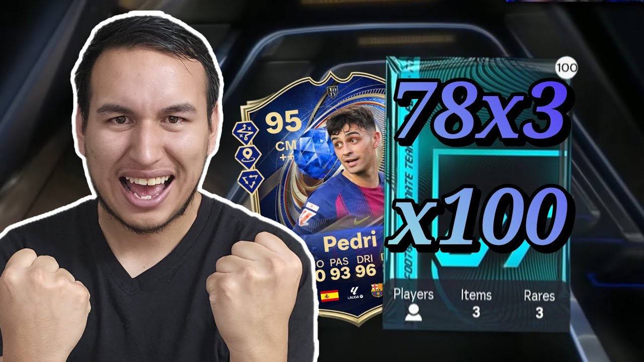 Opening 100 78x3s For TOTY Midfielders!!!! EAFC 26