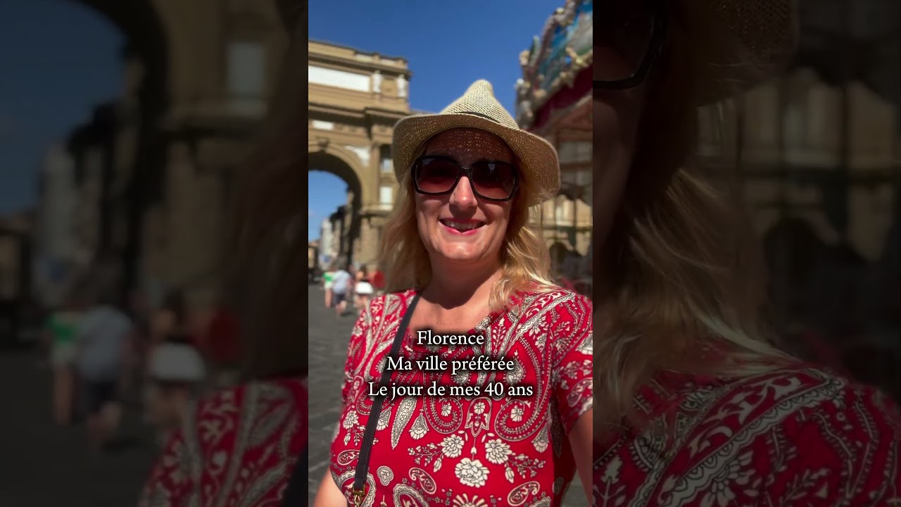 Le 23 juillet, jour de mes 40 ans, dans ma ville pr&eacute;f&eacute;r&eacute;e, Florence 🥰