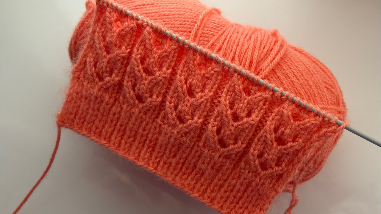 The Easiest And Fastest Super Beautiful Knitting Stitch Pattern ❤️