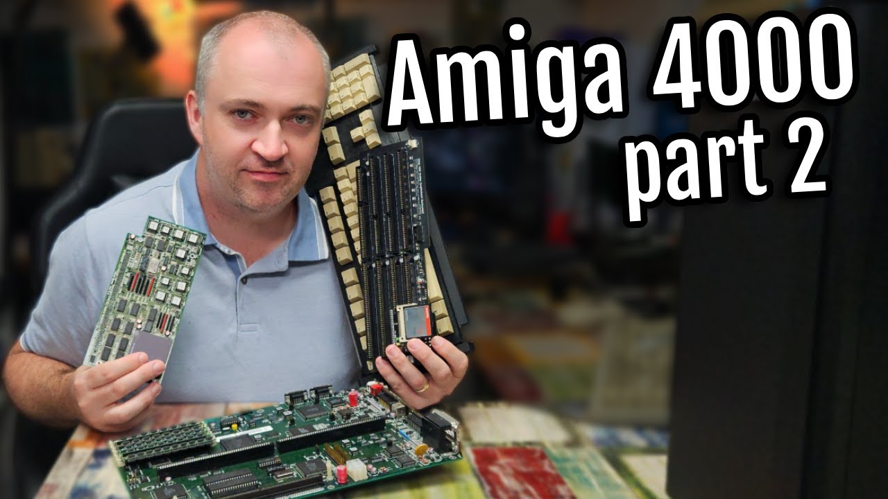 Amiga 4000 Part 2. A3640, Zorro, IDE and Keyboard