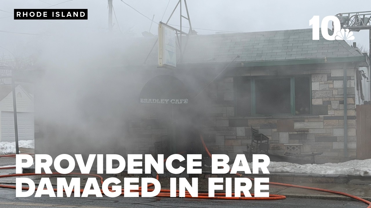 Firefighters responds to fire at Bradley Café in Providence
