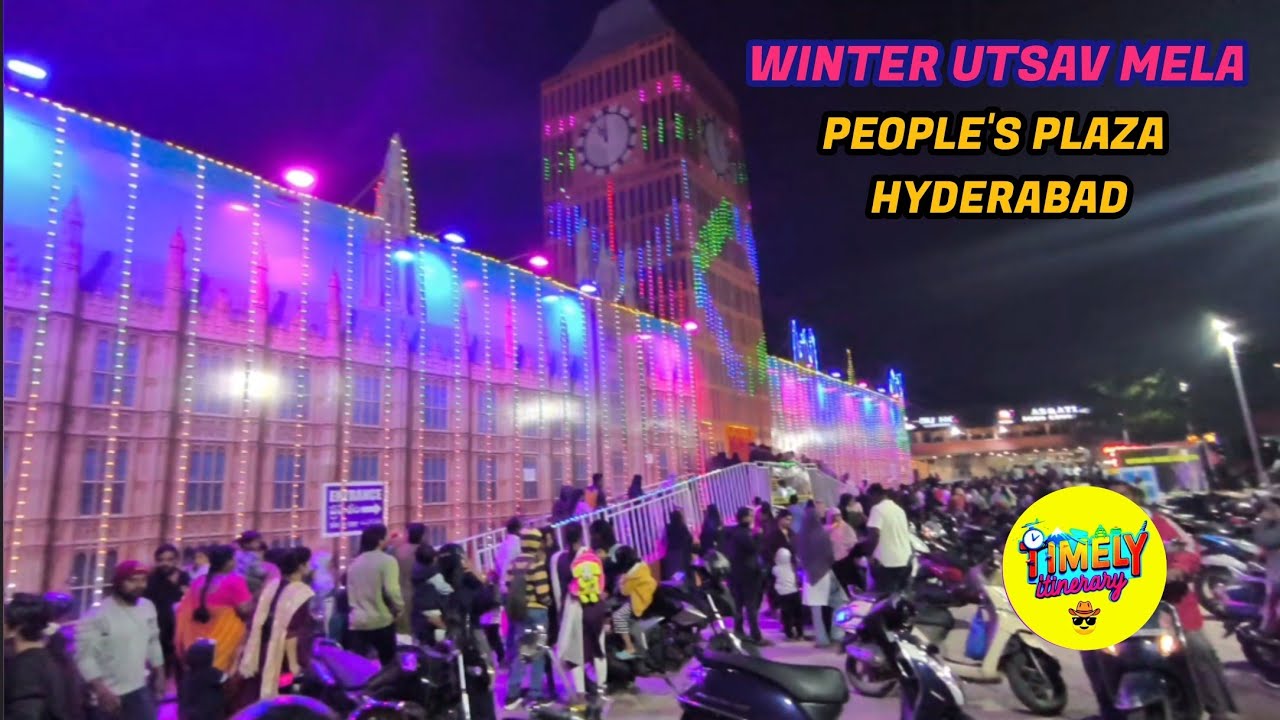 Winter Utsav Mela 2025 - 2026 🎡🎢  | People's Plaza Necklace Road Exhibition 2025 | Hyderabad Tourist