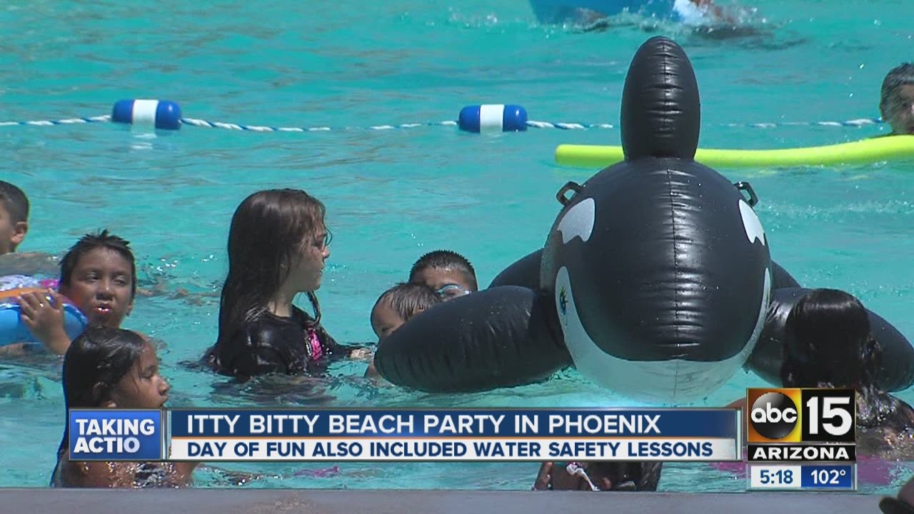 Valley kids enjoy morning at Itty Bitty Beach Party