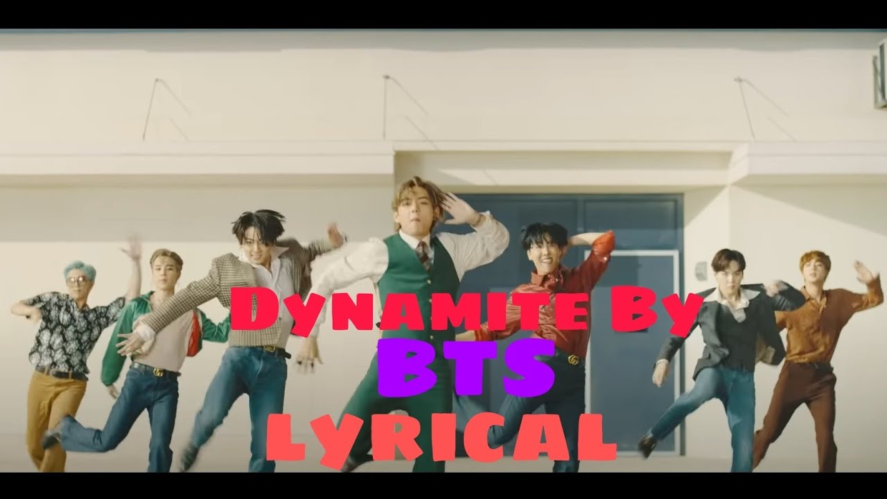 BTS - Dynamite [lyrics]