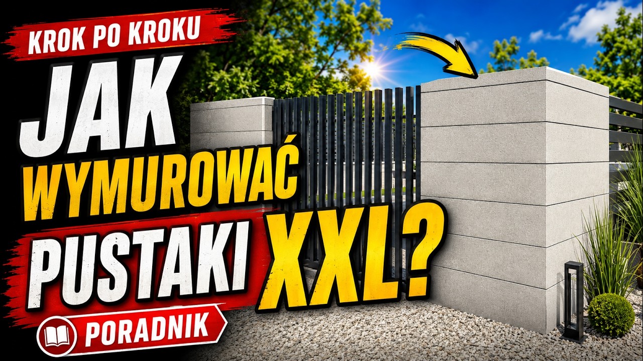 Jak wymurować pustaki ogrodzeniowe KONEKT LANG