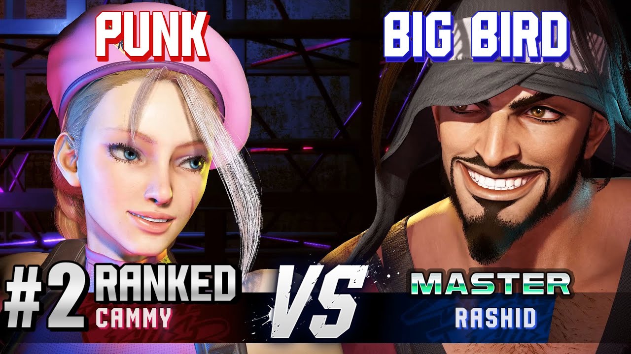 SF6 ▰ PUNK (#2 Ranked Cammy) vs BIG BIRD (Rashid) ▰ High Level Gameplay