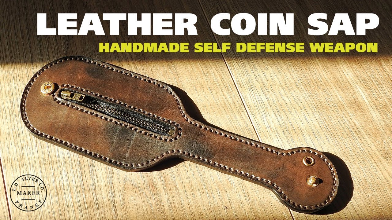 MAKING A LEATHER SELF DEFENSE WEAPON #1 (PATTERN)