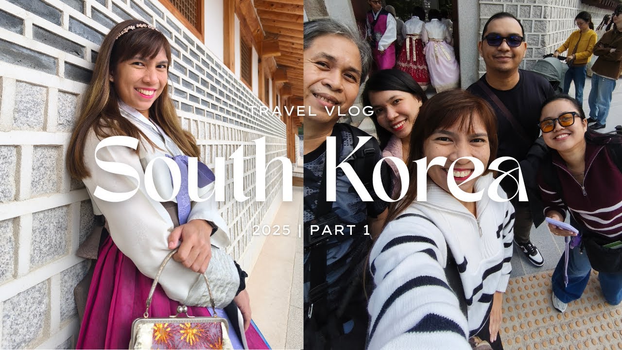 South Korea Vlog Part 1: Airport, Hotel, Street Vibe, Hanbok Rental