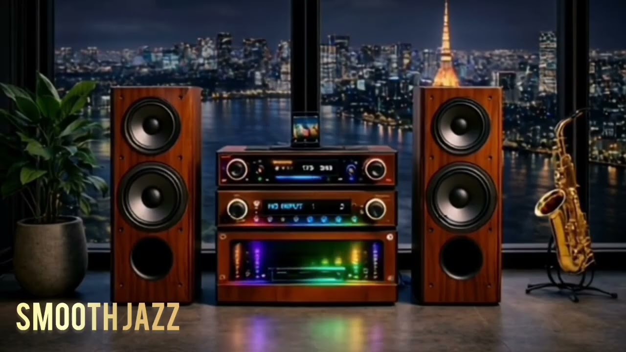 ⏯️🎷 Smooth Jazz 🌆 Theme:Midnight Lounge🍾🎸🎹