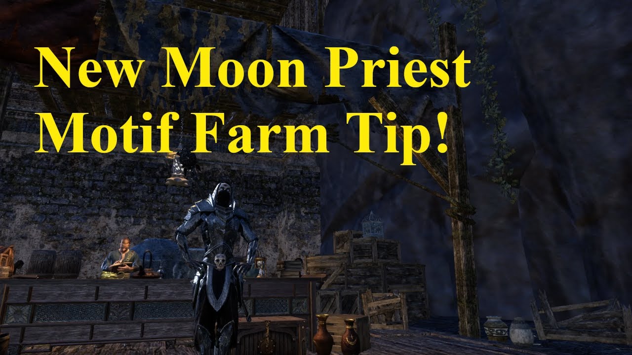 ESO New Moon Priest Motif Farming Tip!