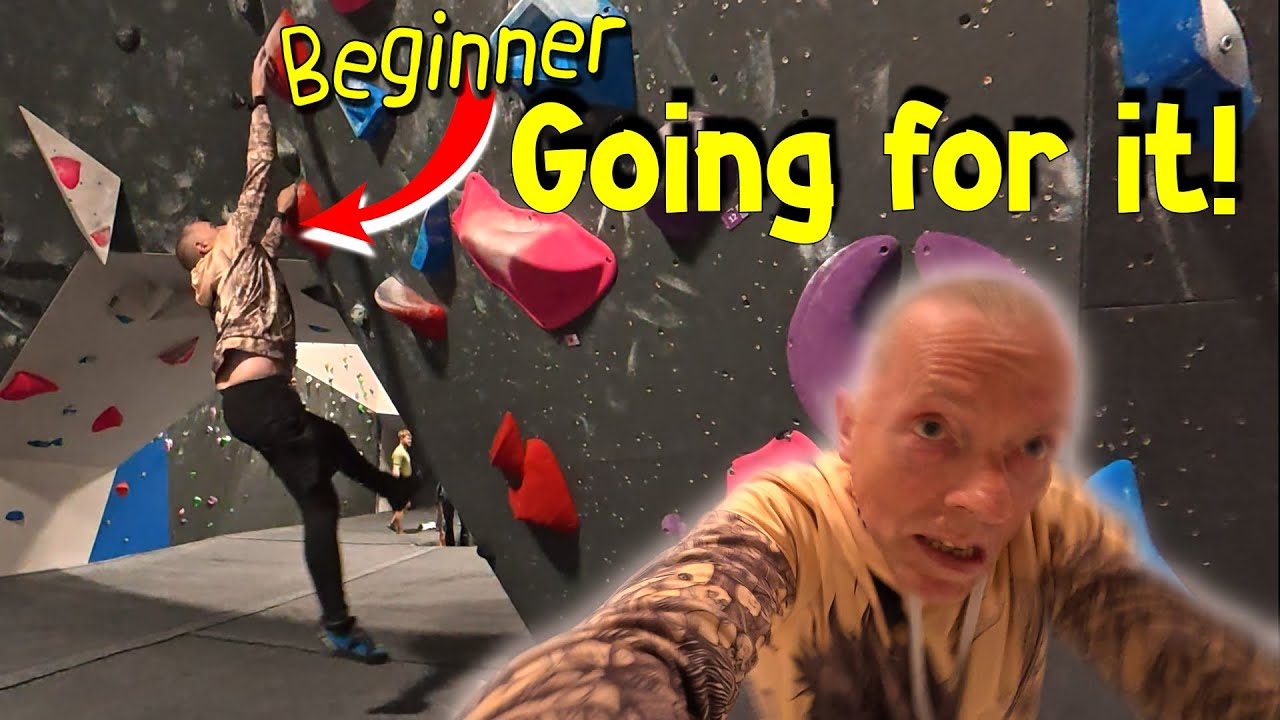 Beginner Tries ADVANCED GRADES - 4th Bouldering Session @ Freeklime York