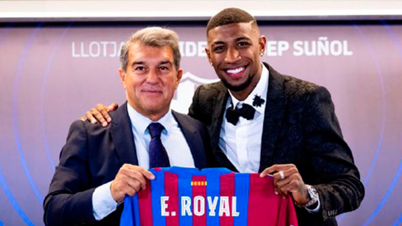 EMERSON ROYAL''s OFFICIAL PRESENTATION AS A BAR&Ccedil;A PLAYER from CAMP NOU (FULL LIVESTREAM)