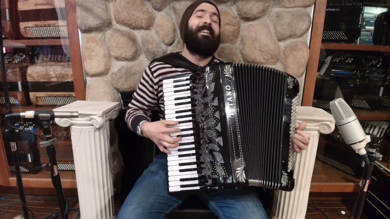 7356 - Black Titano Double Chamber Piano Accordion LMMH 41 120 $4999