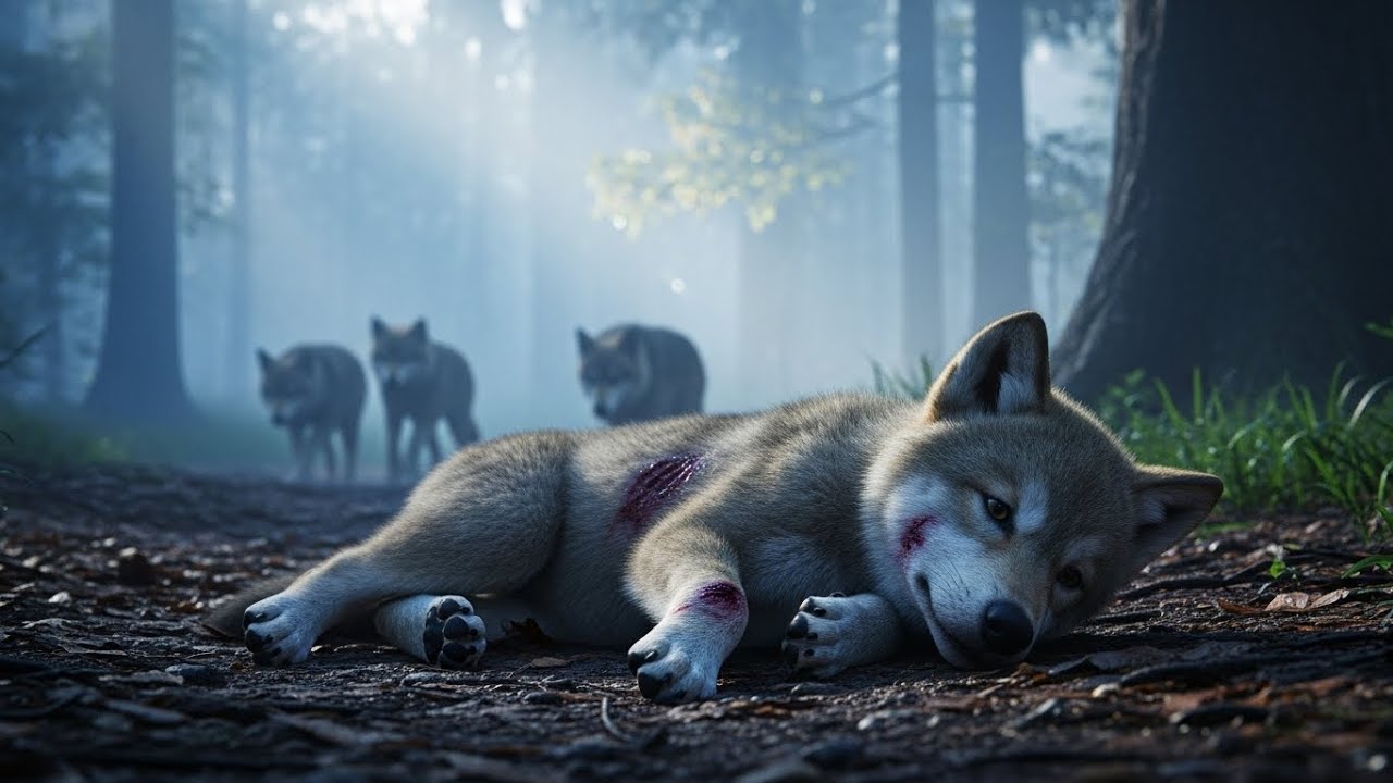 La meute l’a abandonné dans la neige… mais le loup boiteux a tout changé