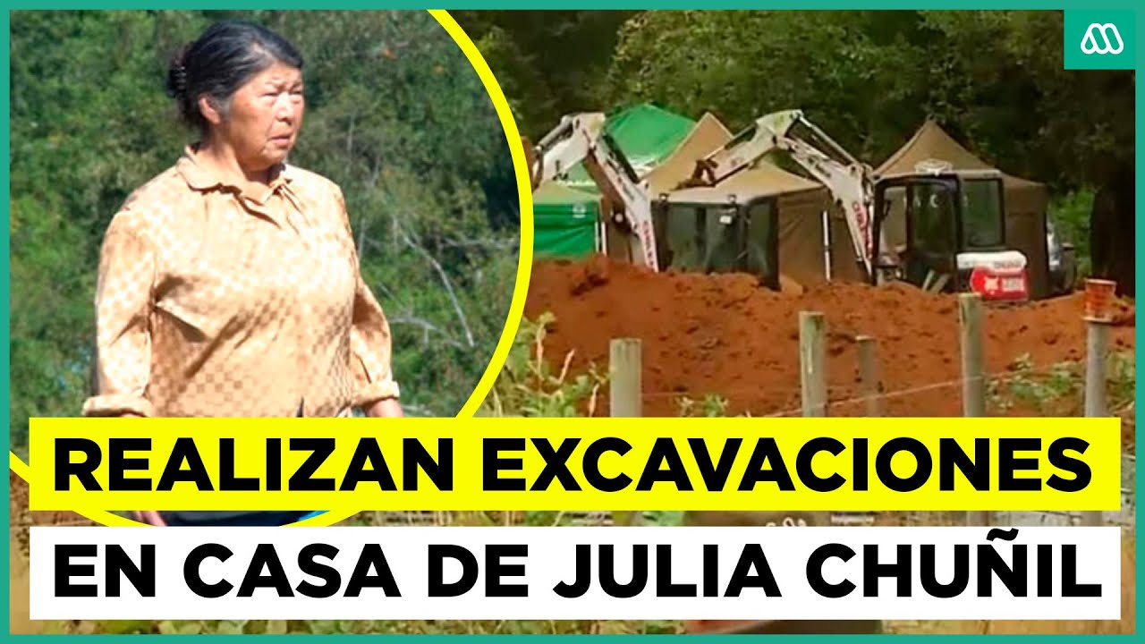 Realizan excavaciones en casa de Julia Chuñil: encontraron radier que no se conocía