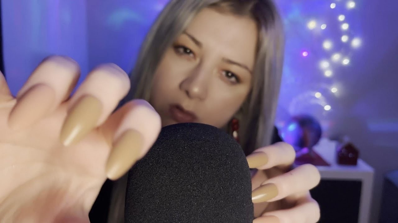 ASMR Live Replay ~ Hair Scratches, Glue, Foam, Sponges, Soft Whispers 💜
