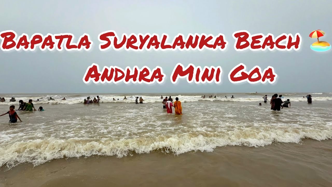 [IN]🇮🇳 Bapatla Suryalanka Beach | Andhra Mini Goa 