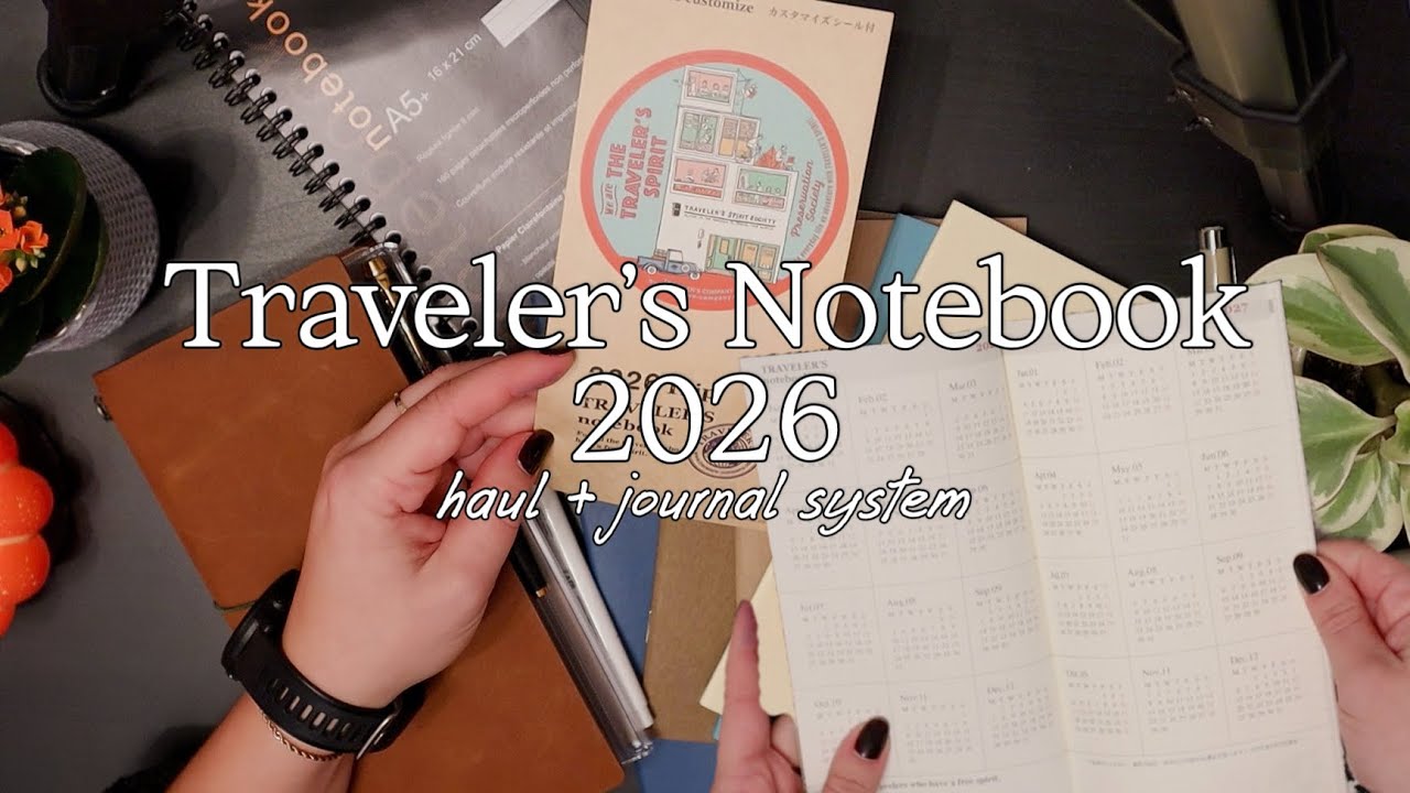 Traveler’s Notebook Haul 🔎 Unboxing + How I’ll Set Up for 2026