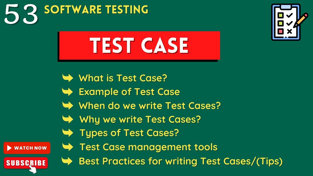 What is a Test Case | Test Case in Software Testing | How To Write TEST CASES In Manual Testing