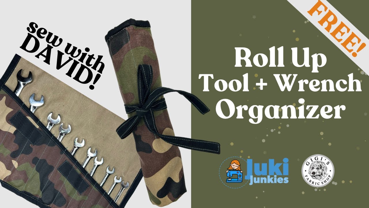 Roll Up Tool Organizer / Sew With HD!  (Sew-Along)