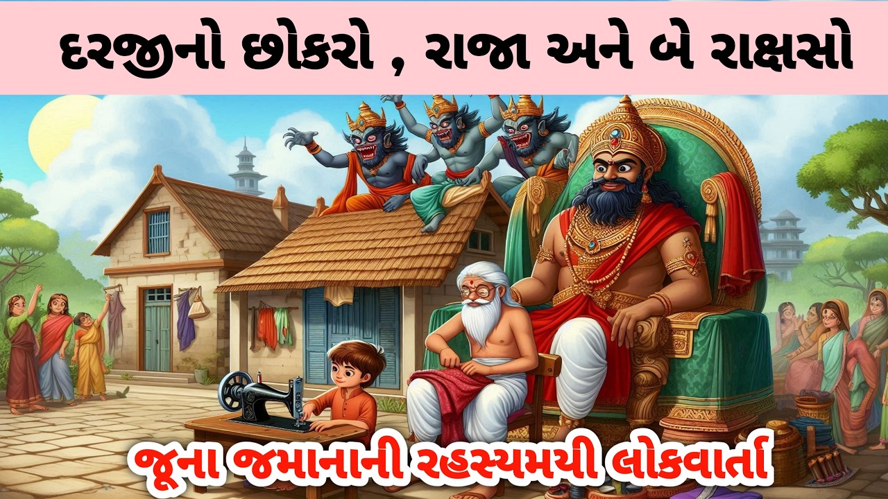 દરજીનો છોકરો ,રાજા અને બે રાક્ષસની રહસ્યમયી લોક વાર્તા , || #લોકવાર્તા #lokvarta