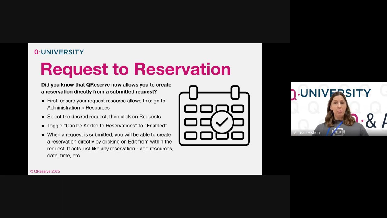 QReserve Q&A on Newer Functionality: Tips & Tricks for Site Administrators
