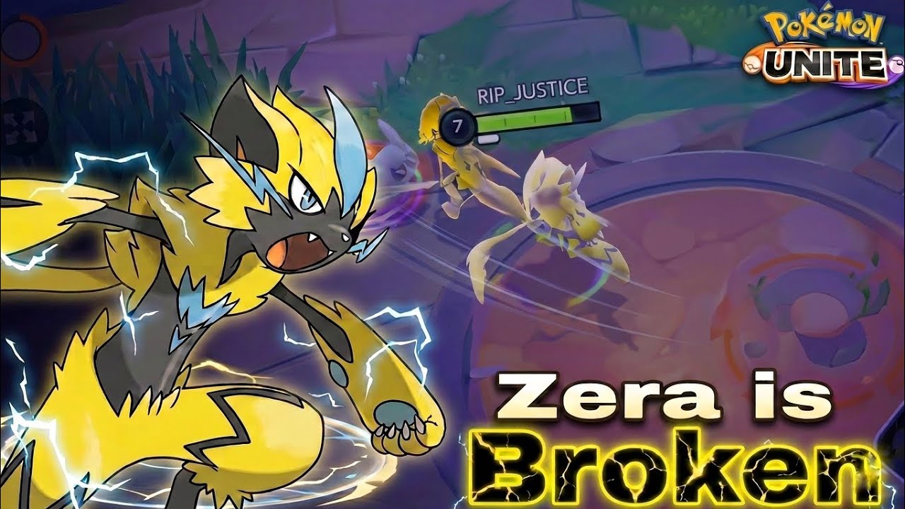Wild Charge Zeraora Gameplay | Pokémon Unite | #trending #pokemonunite 