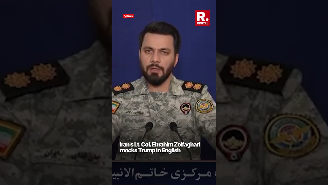 'You Are Fired' Iran Military Spokesperson's Jibe At Trump