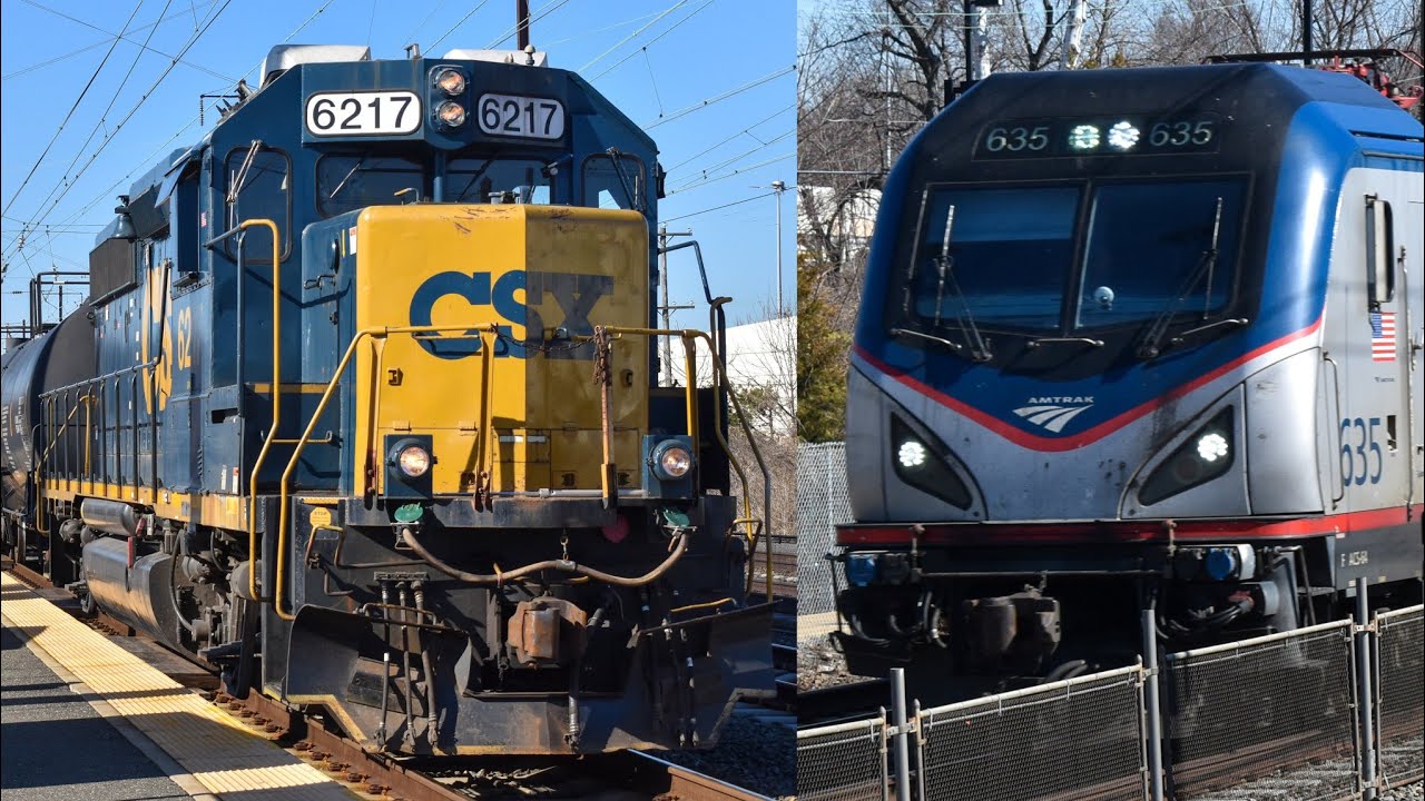 Cornwells Heights Amtrak & CSX Action 3/9/26 