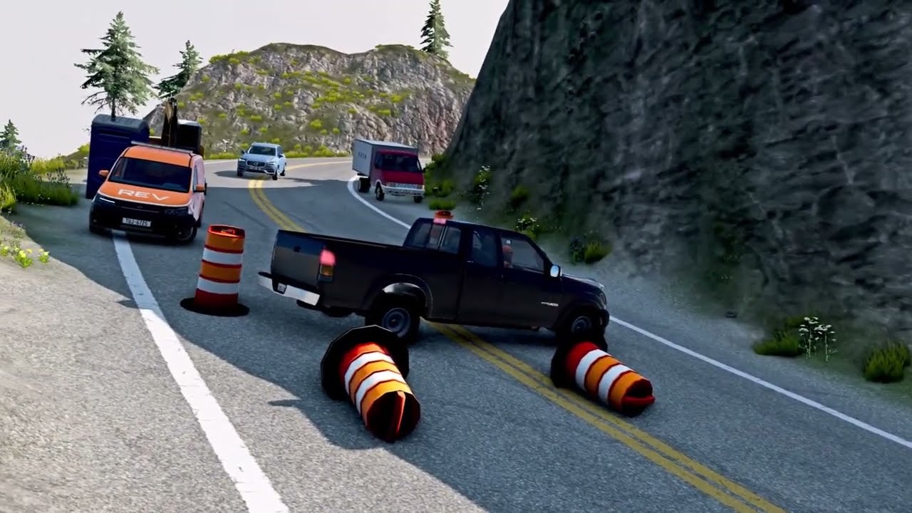 Realistic car crashes #11 BeamNG.Drive (Extended Version)