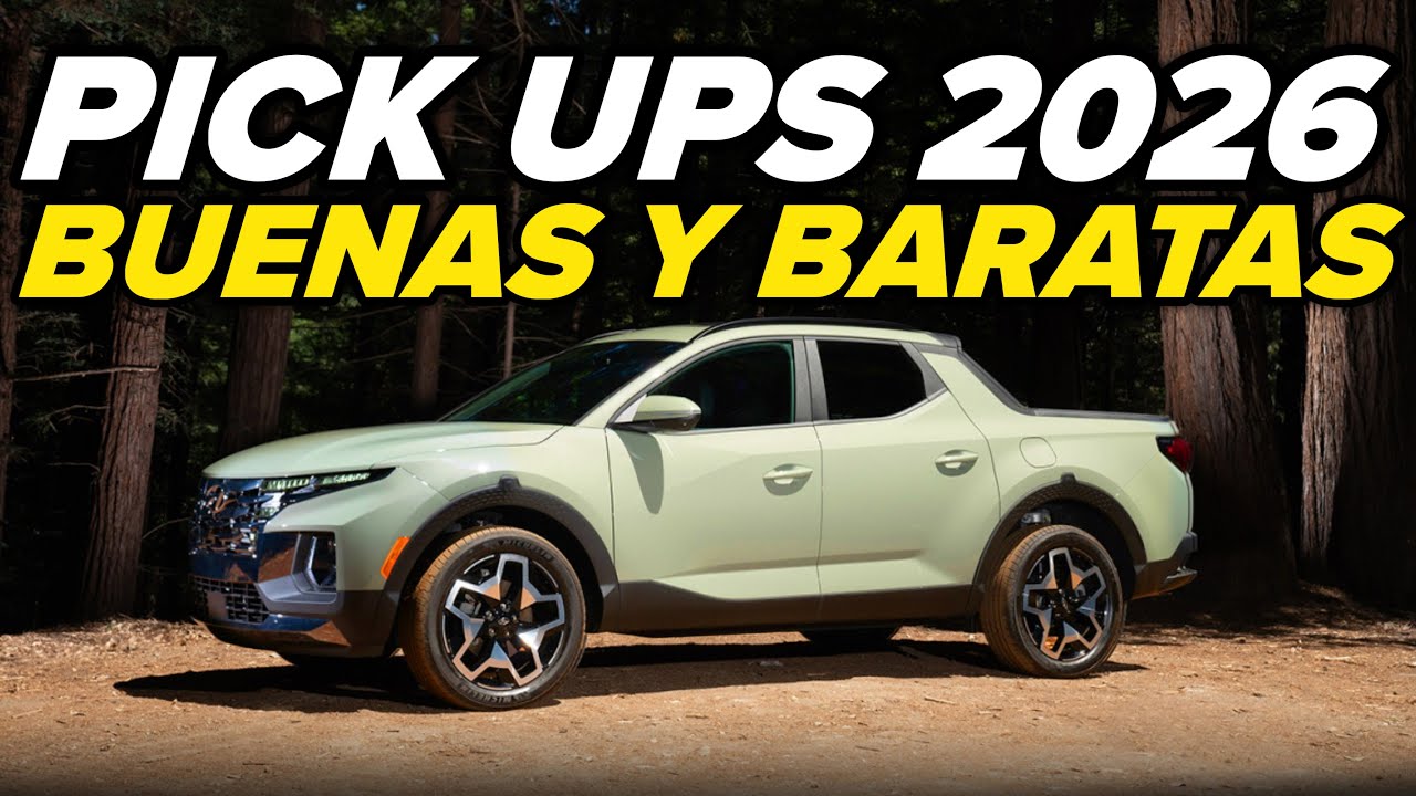Las 3 PICKUPS mas BARATAS de 2026 que HUMILLAN a la competencia