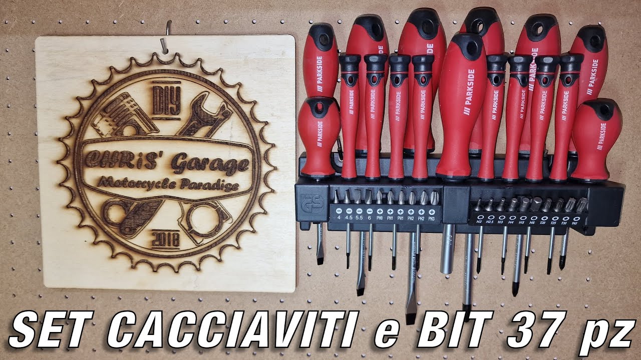 Set Cacciaviti e Bit da 37 pezzi a soli 9.99 € PARKSIDE LIDL