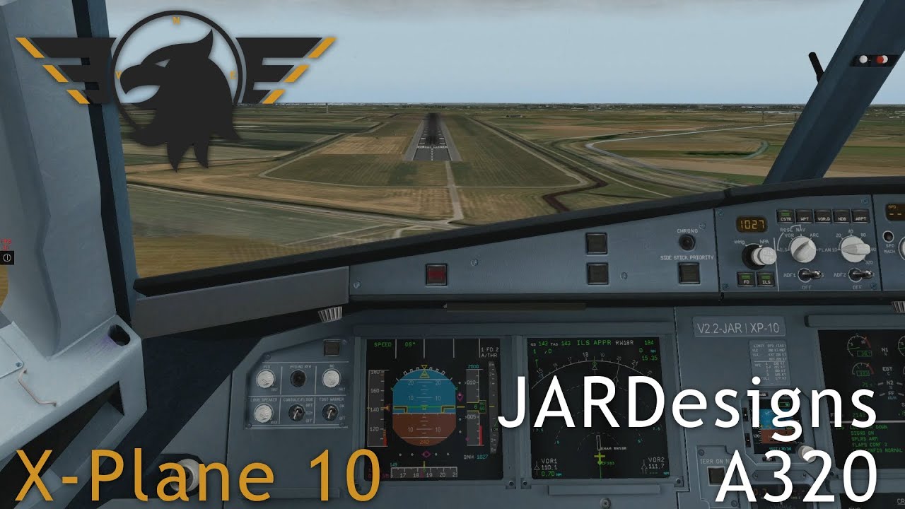 X-Plane 10 | First look with the JARDesigns A320 | Gatwick (EGKK) - Amsterdam (EHAM)