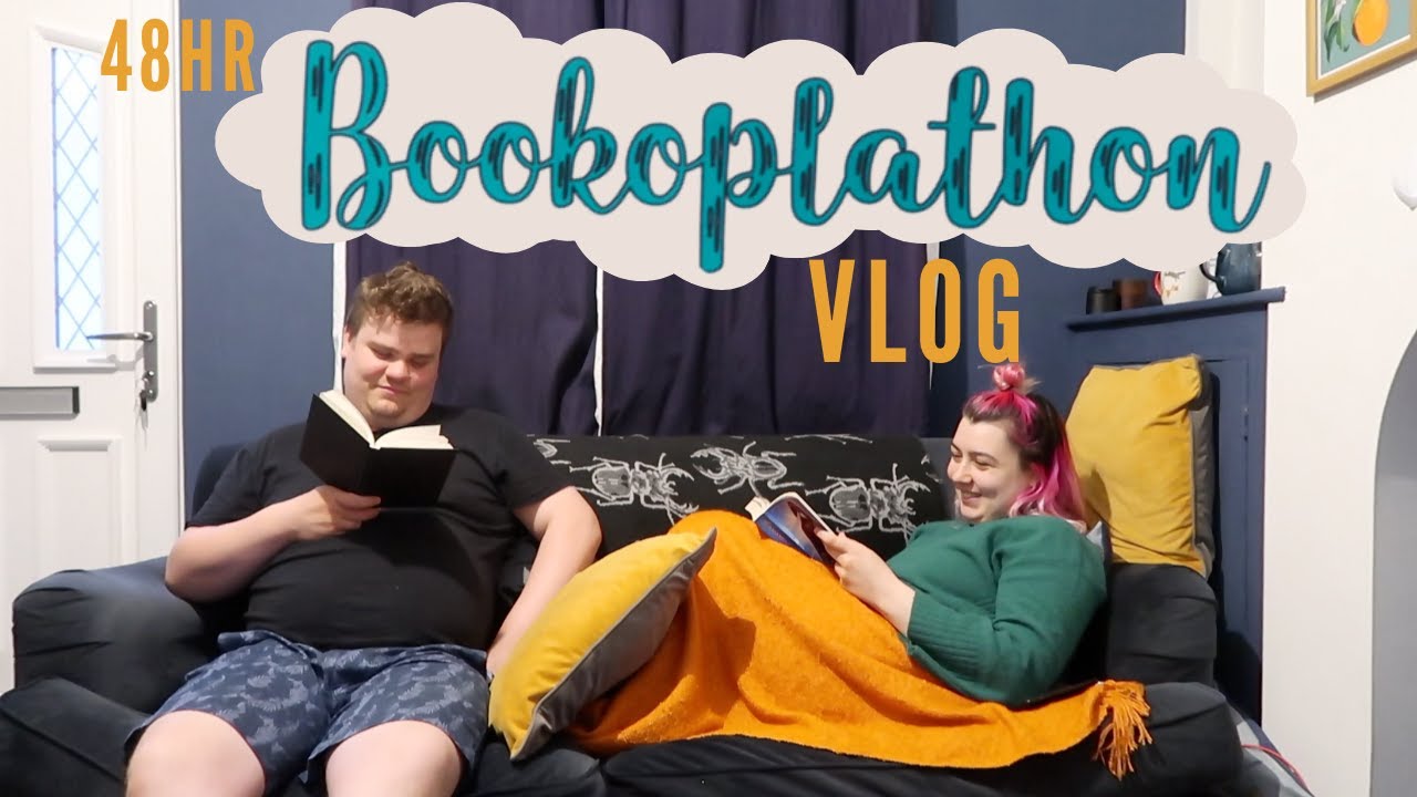48 hour bookoplathon reading vlog