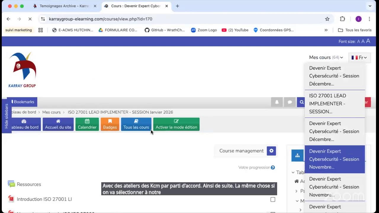 Webinaire Administration et Sécurité systèmes et réseaux 19/01/2026