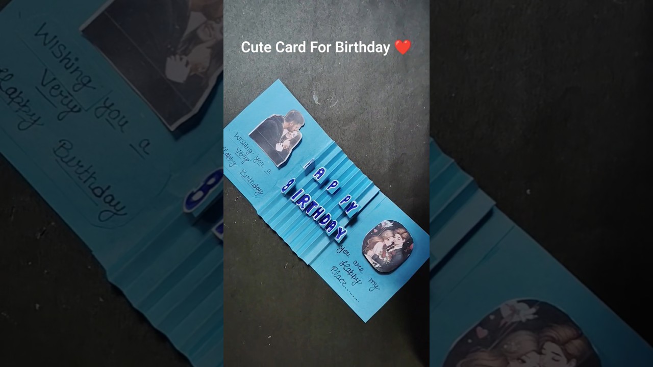 CUTE HANDMADE POP UP CARD💕