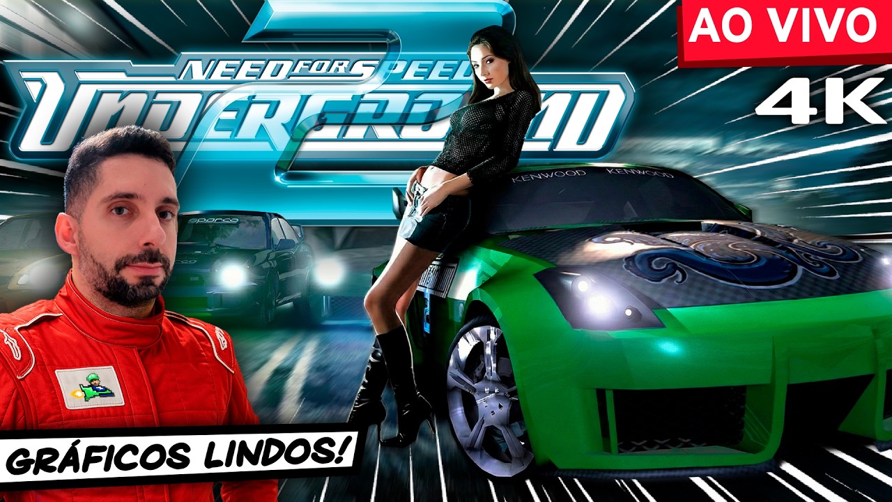 🚗 TARDE NOSTÁLGICA! Need for Speed Underground 2 Tuning e Alta Velocidade (Gameplay 4K)